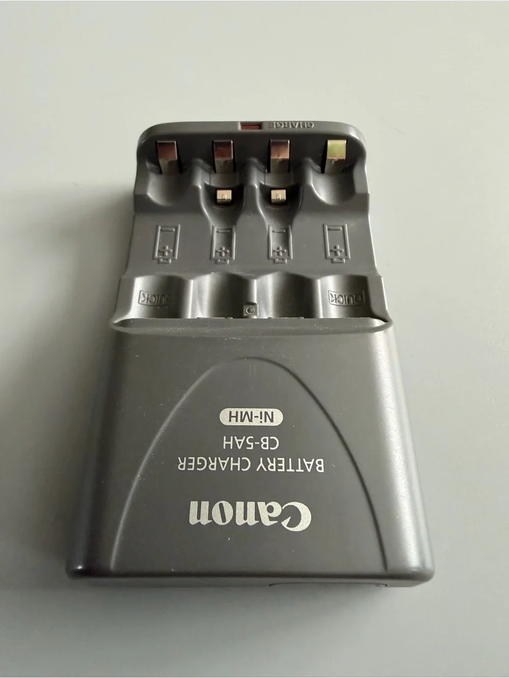 Canon includes charger